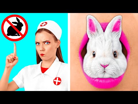 Видео: Как Пронести Животных в Больницу | Смешные Челленджи от Fun Teen