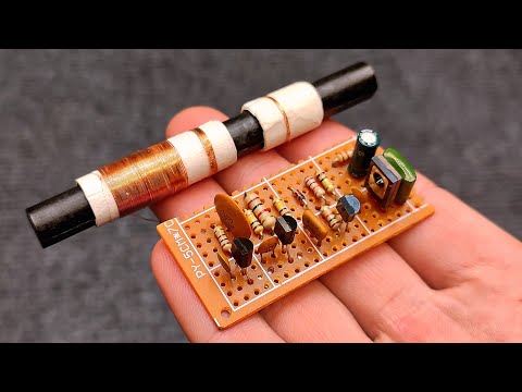Видео: РЕГЕНЕРАТИВНЫЙ ПРИЕМНИК 531-1611кГц на 4 транзисторах  / Простая схема PCBWay