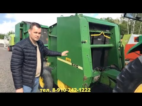 Видео: Обзор пресс подборщика Джон Дир John Deere 540