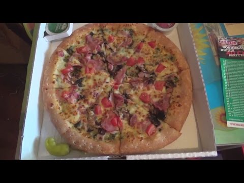 Видео: Пицца Папа Джонс (Papa John's) - Альфредо