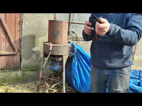 Видео: Самодельный измельчитель кормов.