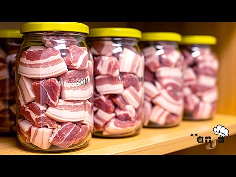 Видео: Я консервирую свежее мясо в банке, и оно не портится годами! Никакого холодильника!
