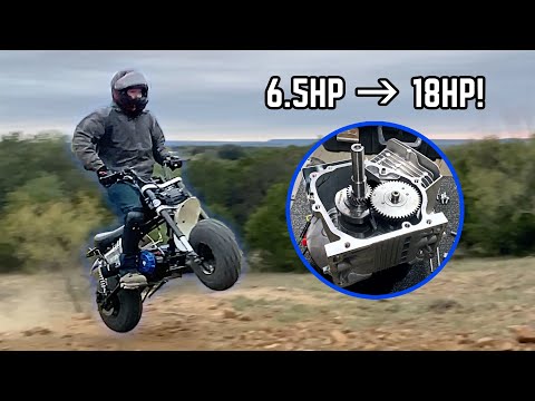 Видео: Сборка идеального мини-байка для эндуро-гонок | TrailMaster Hurricane 200X + замена Tillotson 225cc!