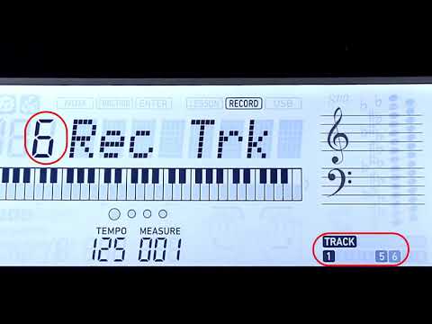 Видео: Учебное пособие по режиму песни Casio CT-X700, часть 1–2: Быстрая запись