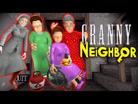Видео: СРАЗУ ЧЕТЫРЕ ДОБРЫЕ БАБУЛИ ГРЕННИ СОСЕД - Scary Neighbor Granny Escape
