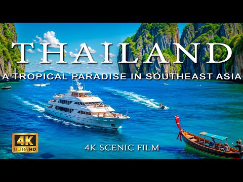 Видео: 4K Побег в Таиланд 2025 🏝️ Страна улыбок, тропический рай, виды с воздуха | Azure Escape 4K