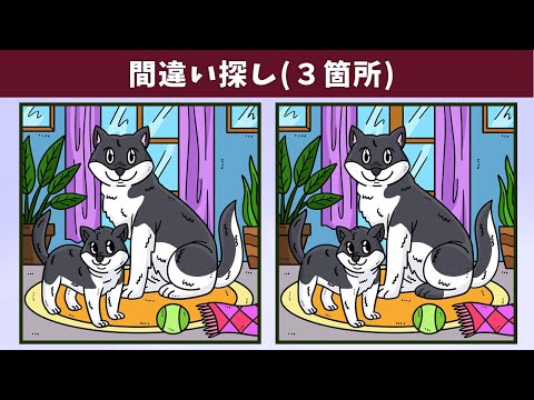 Видео: Найдите 3 отличия | Иллюстрация Версия #1177