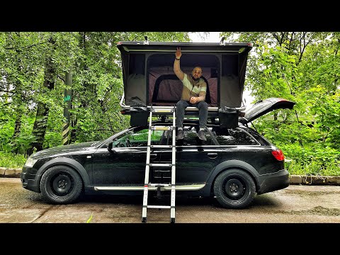 Видео: Полноценный ЛАГЕРЬ из обычной AUDI.