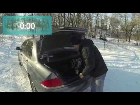 Видео: Цепи, браслеты и трапы противоскольжения. Сравнительный тест.