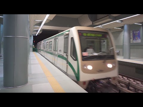 Видео: Bulgaria, Sofia, Metro ride from Интер Експо Център - Цариградско шосе to Дружба