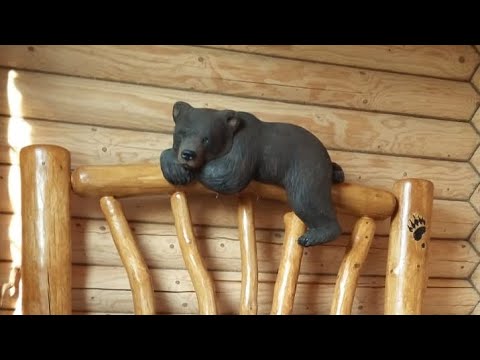 Видео: Интерьер деревянного дома в Диком стиле. The interior of a wooden house in a Wild style.