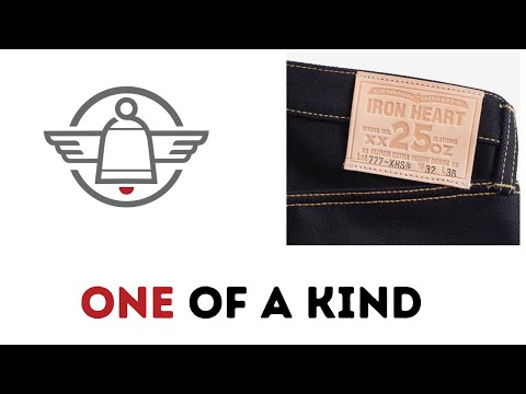 Видео: Обзор джинсовой ткани Iron Heart 25 унций Selvedge Denim (совершенно новая и 4 года)
