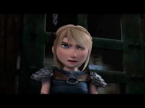 Видео: Иккинг и Астрид "Нарисуй мне небо"