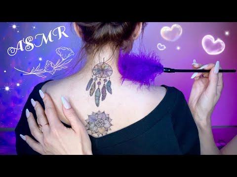 Видео: АСМР, Трейсинг и Раскраска ТАТУ, Близкий Шепот / GENTLE ASMR,  tattoo tracing