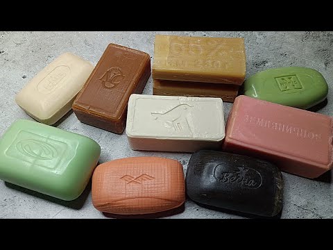 Видео: Soap Cutting🧼ASMR🔪Резка сухого мыла 143