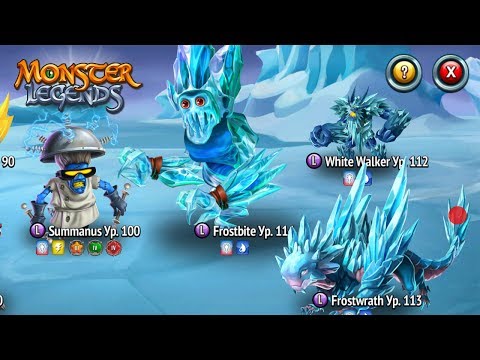 Видео: Босс Frostbite Карта странствий 345 Monster Legends прохождение