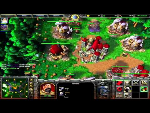 Видео: Warcraft 3 FFA за людей против некромантов