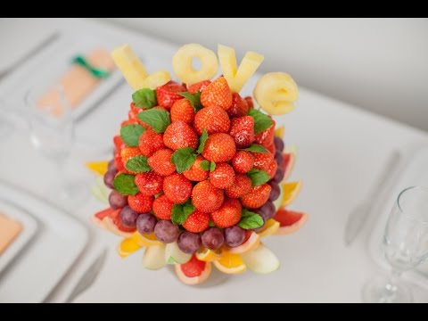 Видео: 7 часть  Сборка букета в горшочке с надписью Love Фруктовый мастер-Fruitm