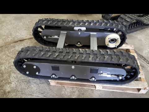 Видео: Гусеничное шасси для малогабаритной буровой установки