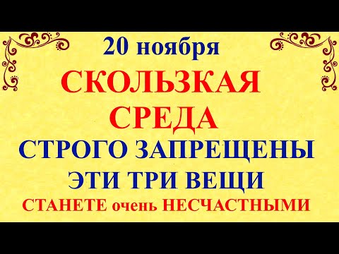 Видео: 20 ноября Федотов День. Что нельзя делать 20 ноября праздник. Народные традиции и приметы и суеверия