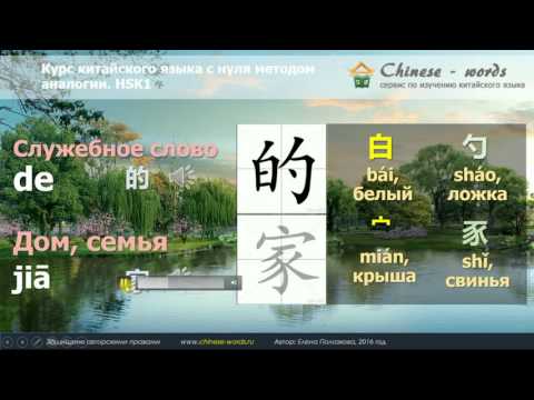 Видео: 4 урок. Частица "的" и отрицание в китайском языке.
