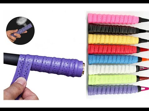 Видео: Overgrip(обмотка) из Китая + Как правильно намотать обмотку на рукоятку теннисной ракетки.