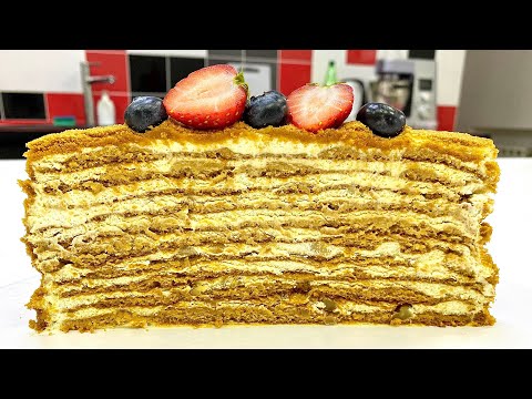 Видео: Медовик за 30 минут!!!