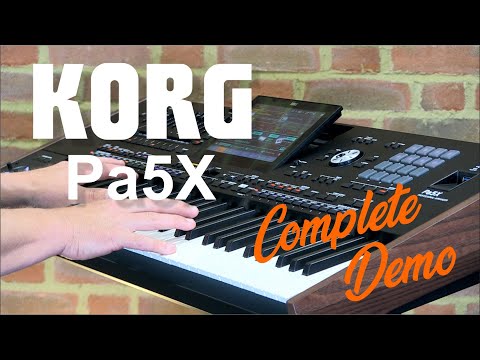 Видео: Полная демоверсия Korg PA5x — всё, что вам нужно знать | Bonners Music