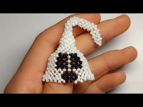 Видео: Мастер-класс/👻🍬 Конфетное привидение из бисера 🍬👻/ 2 часть /Амигуруми/#бисер #diy #tutorial #crochet