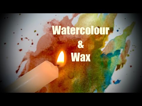 Видео: Акварельный метод «WAX WASH» изменит ваш подход к живописи