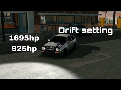 Видео: Drift setting for Toyota TRUENO AE86/Дрифт настройка на Тойота ТРУЕНО АЕ86. Car parking multiplayer.