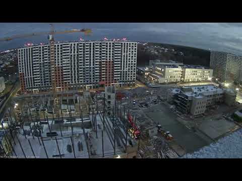 Видео: работа башенного крана potain в москве