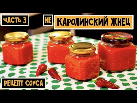 Видео: Рецепт чили соуса из перца, выращенного дома. Каролинский жнец Часть 3