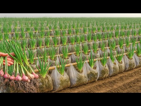 Видео: Старые полиэтиленовые пакеты? Не выбрасывайте их: выращивайте чеснок таким способом!