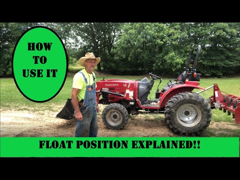 Видео: Плавающее положение на тракторе? 🤔 Что это такое и для чего оно нужно / Фронтальный погрузчик Mah...