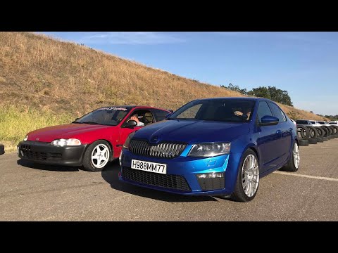 Видео: Кто ПОРВЁТ Skoda Octavia RS 400hp?!