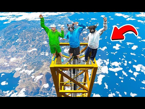 Видео: ЗАБРАЛИСЬ НА САМУЮ ВЫСОКУЮ ВЫШКУ И СПРЫГНУЛИ С НЕЁ В ГТА 5 МОДЫ! ОБЗОР МОДА В GTA 5 ВИДЕО MODS