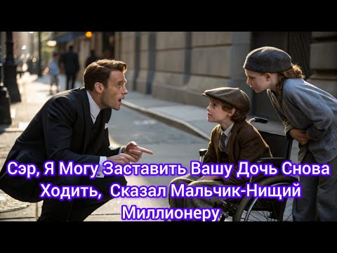 Видео: Сэр, Я Могу Заставить Вашу Дочь Снова Ходить, — Сказал Мальчик-Нищий Миллионеру