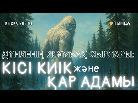 Видео: ДҮНИЕНІҢ ЖҰМБАҚ СЫРЛАРЫ: КІСІ КИІК ЖӘНЕ ҚАР АДАМЫ. #аудиокітап #әңгіме 