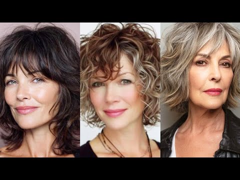 Видео: Стрижка для женщин 50+, 60+ и 70+ — женская стрижка