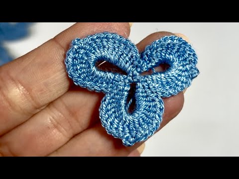 Видео: Трилисник гачком #ирландское кружево #irichlace