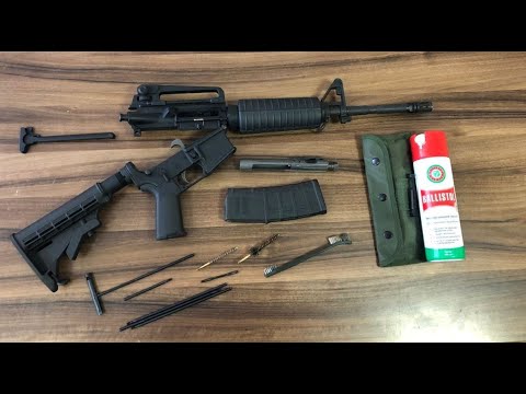Видео: ЧИСТКА КАРАБИНА НА БАЗЕ AR 15 (М4, М16) (Разговорное видео)