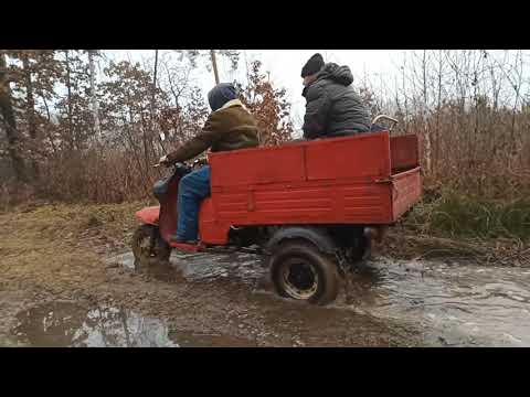 Видео: Мотороллер Муравей off-road