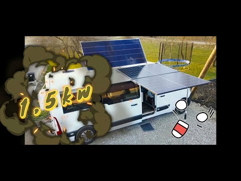 Видео: 1500w энергии не просто так разместить на бусико крышу.