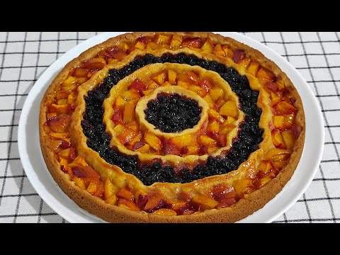 Видео: Итальянский фруктовый пирог."Crostata di frutta "#36