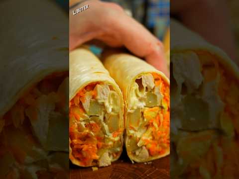 Видео: Самая ДЕШЁВАЯ шаурма по рецепту Vanzai! 🌯🔥 #shorts