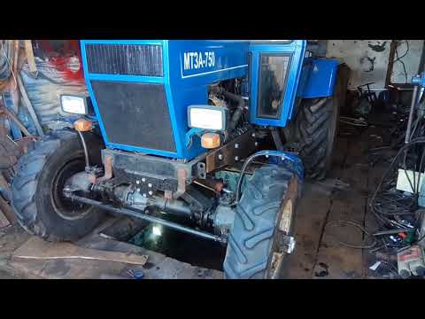 Видео: Покатушки на самодельном тракторе 4*4