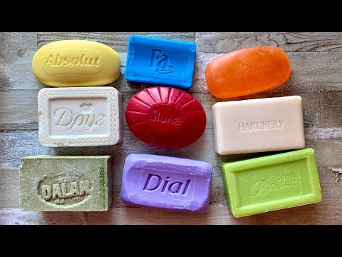 Видео: ASMR Soap cutting | Soap Carving|Резка мыла  | ASMR