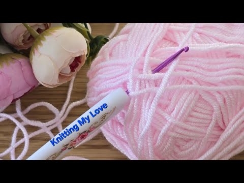 Видео: Посмотрите на эту красоту! Легкий узор для вязания крючком всего из 2 рядов: уникальный узор для