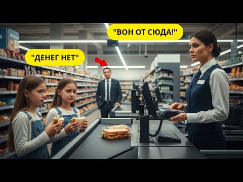 Видео: «Миллионер услышал, как близняшки просят хлеб в долг — и сделал то, что никто не ожидал… 😢